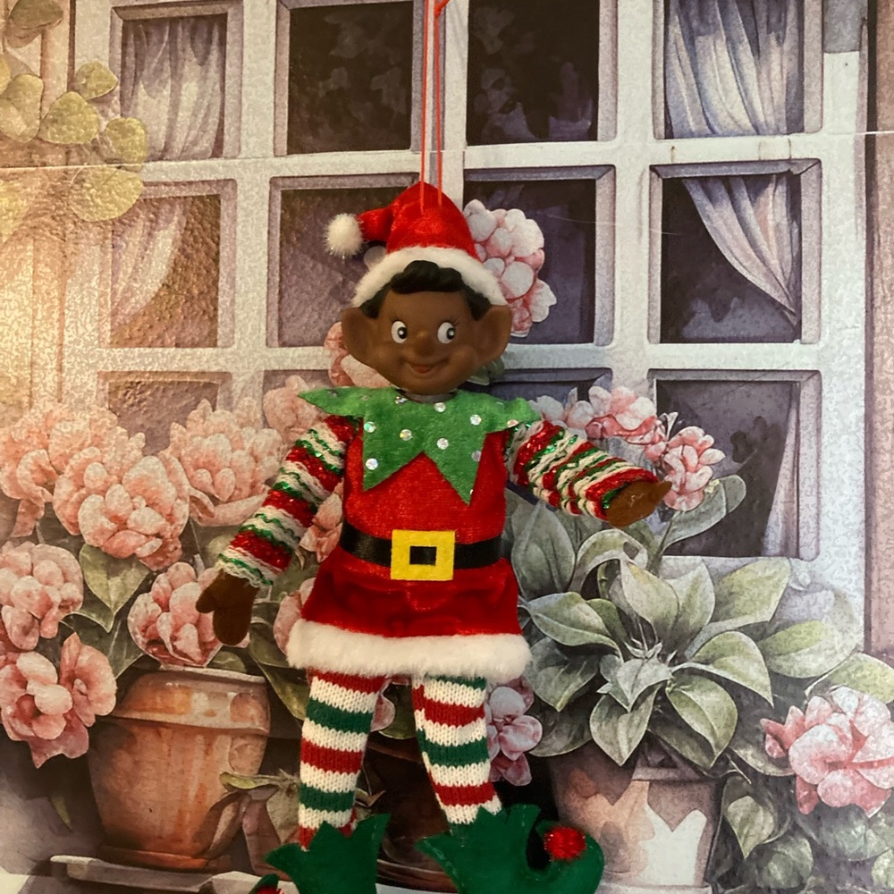 Kurt Adler Elf Ornament - Red, Green, and White